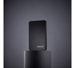 Intenso Portable Hard Drive (2.5 inch), 500 GB, 5400 RPM, 8 MB Cache, USB 3.0, certified refurbished, black