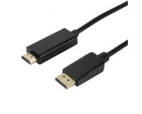 DCU Advance Tecnologic 30501701 câble vidéo et adaptateur 1 m DisplayPort HDMI Type A (Standard) Noir