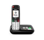 Gigaset EASY 500A Telefono analogico/DECT Identificatore di chiamata Nero, Argento