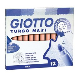 Giotto Turbo Maxi felt pen Bold Pink 12 pc(s)