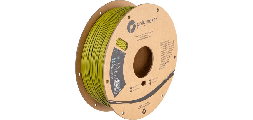 Polymaker PA02058 3D printing material Polylactic Acid (PLA) Green, Olive 1 kg
