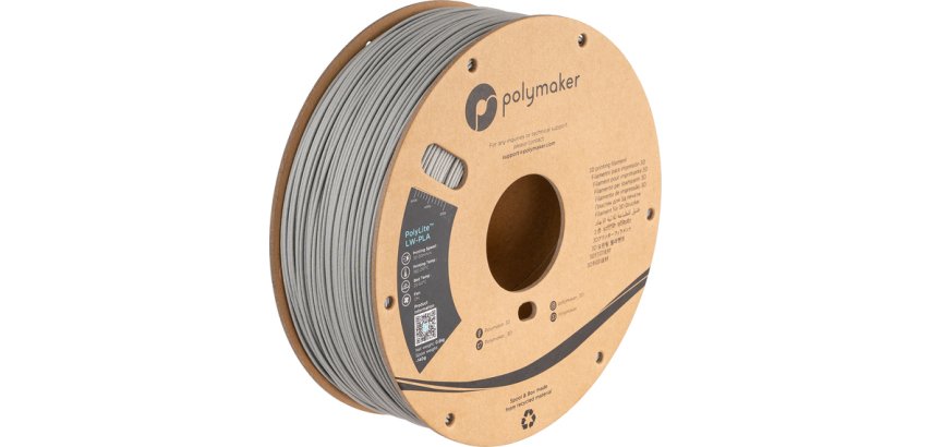 Polymaker PA08003 3D-printmateriaal Polymelkzuur Grijs 800 g