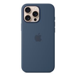 Apple Coque en silicone avec MagSafe pour iPhone 16 Pro Max - Denim