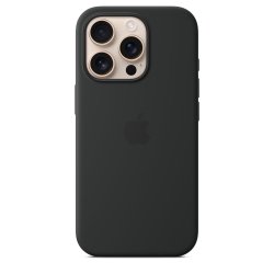 Apple Coque en silicone avec MagSafe pour iPhone 16 Pro - Noir