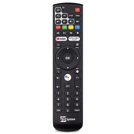 TELE System 58035013 remote control Bluetooth TV Tuner Press buttons
