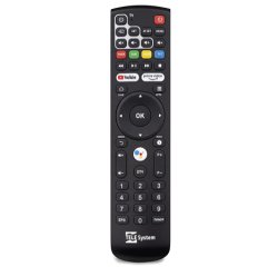 TELE System 58035013 telecomando Bluetooth Sintonizzatore TV Pulsanti