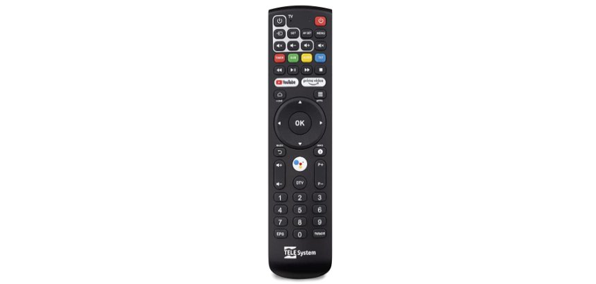 TELE System 58035013 telecomando Bluetooth Sintonizzatore TV Pulsanti