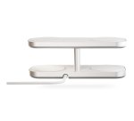 ZENS ZEQC01W/00 oplader voor mobiele apparatuur Hoofdtelefoons, Smartphone, Smartwatch Wit AC Draadloos opladen Snel opladen Binnen