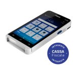 Nexi NEIN750 lettore di card readers Interno/esterno Batteria Wi-Fi + 4G Nero, Grigio