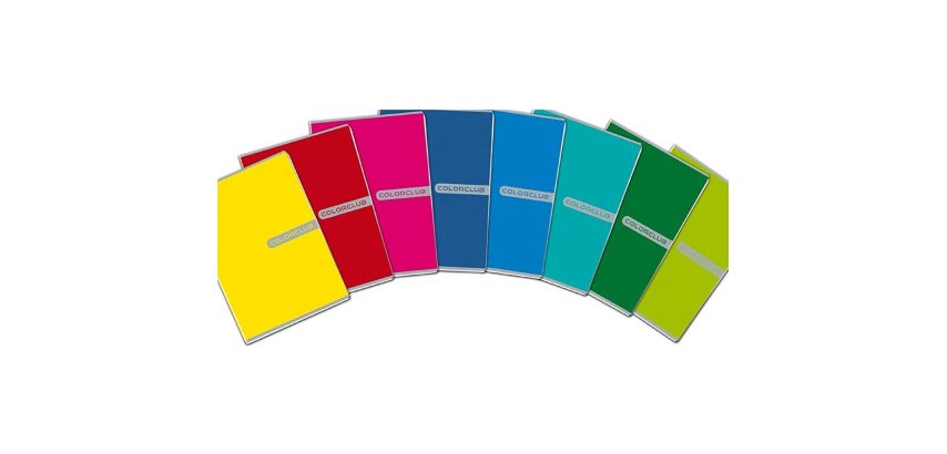 Blasetti Colorclub writing notebook A5 21 sheets Multicolour
