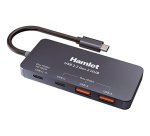 Hamlet XHUB-432C-10G-Y hub di interfaccia USB 3.2 Gen 1 (3.1 Gen 1) Type-C 10000 Mbit/s Nero