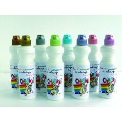 Boîte de 8 marqueurs coloris métalliques de coloriage Chunkie embout mousse ne sêche pas