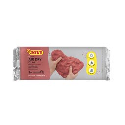 Air Dry, sachet de pâte autodurcissante 500 grammes couleur ocre brun