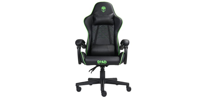 Deadwave DWGT0007 video game chair PC gaming chair Padded seat Black, Green
