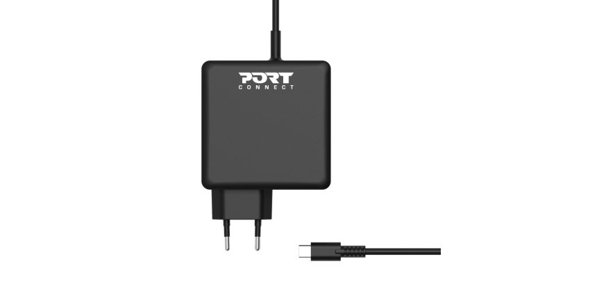 Port Designs PORT Connect 900097B-UK chargeur d'appareils mobiles Smartphone, Tablette, Ordinateur portable Noir Secteur Charge rapide Intérieure