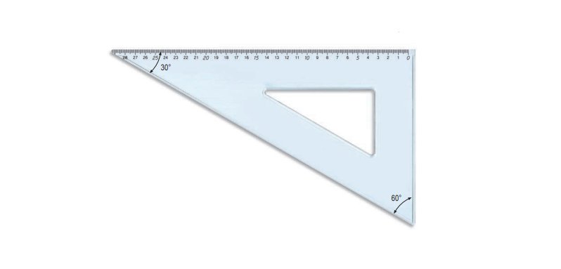Squadra per Mancini - 60gradi - 30cm - Arda