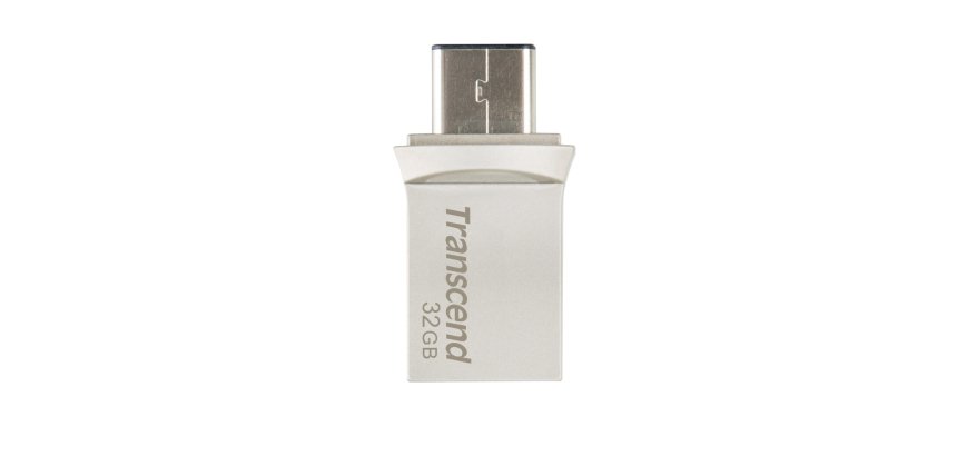 Transcend JetFlash 890 32GB lecteur USB flash 32 Go USB Type-A / USB Type-C 3.2 Gen 1 (3.1 Gen 1) Noir, Argent