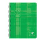 Cahier clairefontaine papier vélin velouté couverture pelliculée reliure intégrale a5+ 17x22cm 100 pages 90g 5x5mm