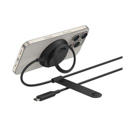 Belkin WIA014HQBK chargeur d'appareils mobiles Casques, Smartphone Noir USB Recharge sans fil Charge rapide Intérieure