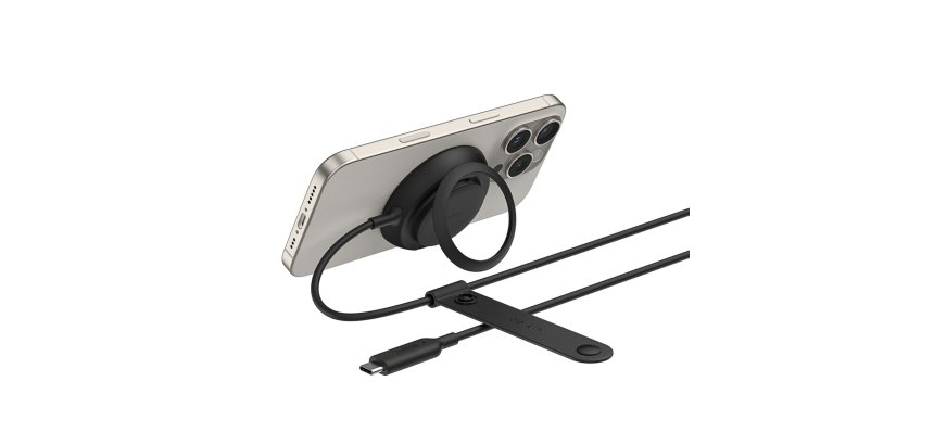 Belkin WIA014HQBK chargeur d'appareils mobiles Casques, Smartphone Noir USB Recharge sans fil Charge rapide Intérieure