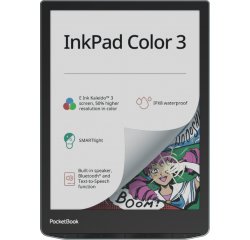 PocketBook InkPad Color 3 e-book reader Touchscreen 32 GB Wi-Fi Black, Grey