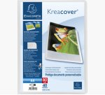 Protege-documents exacompta kreacover chromaline          polypropylene semi-rigide a4  24x32cm 80 vues cristal