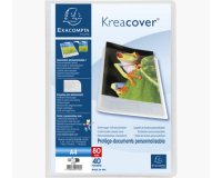 Protège-documents en polypropylène semi rigide Kreacover® Chromaline 80 vues - A4 - Incolore