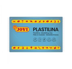 Pâte à modeler jovi plastilina végétale coloris bleu clair 350g