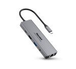 Hamlet HDKC-PD200 replicatore di porte e docking station per laptop Cablato USB 3.2 Gen 1 (3.1 Gen 1) Type-C Grigio