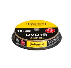 Intenso DVD+R 8,5GB, DL, 8x 8,5 GB DVD+R DL 10 Stück