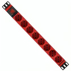 WP WPN-PDU-G01-08/R power distribution unit (PDU) 8 AC outlet(s) 1U Red