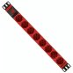 WP WPN-PDU-G01-08/R unità di distribuzione dell'energia (PDU) 8 presa(e) AC 1U Rosso