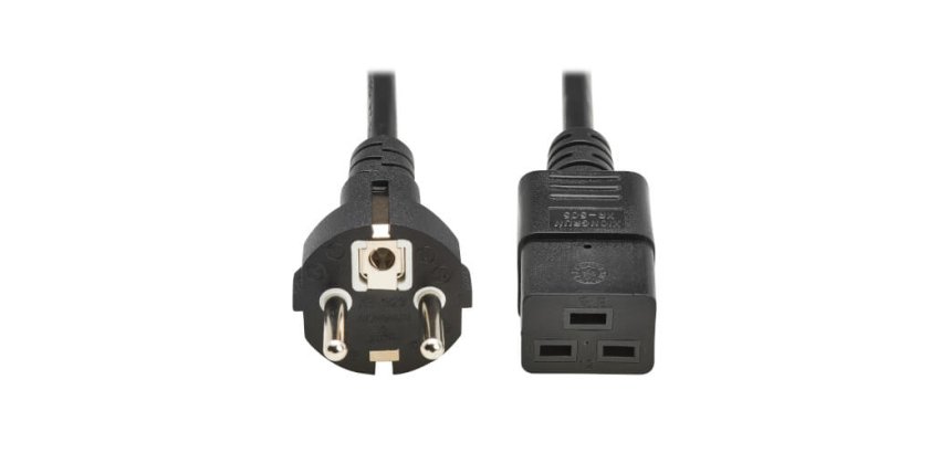 Eaton P050-2P5M-EU câble électrique Noir 2,5 m CEE7/7 IEC C19