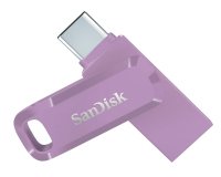 SanDisk Ultra Dual Drive Go USB 128GB lecteur USB flash 128 Go USB Type-A / USB Type-C 3.2 Gen 1 (3.1 Gen 1) Lavande