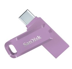 SanDisk Ultra Dual Drive Go USB 128GB lecteur USB flash 128 Go USB Type-A / USB Type-C 3.2 Gen 1 (3.1 Gen 1) Lavande