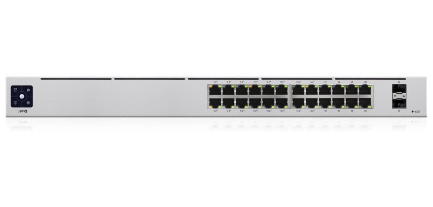 Ubiquiti UniFi 24-Port PoE Gestionado L2/L3 Gigabit Ethernet (10/100/1000) Energía sobre Ethernet (PoE) 1U Plata