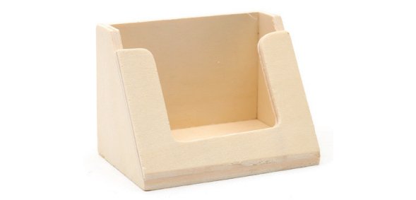 Porte telephone graine creative bois 8x6x6,5cm a     decorer