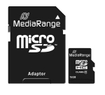 MediaRange MR958 flashgeheugen 16 GB MicroSDHC Klasse 10