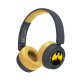OTL Technologies DC Comics Batman Gotham City Headphones Wired & Wireless Head-band Music USB Type-C Bluetooth Yellow, Black
