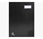 Parapheur direction dos a soufflets - 16 compartiments - Noir