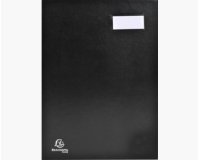 Parapheur direction dos a soufflets - 16 compartiments - Noir