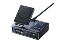 Baseus Nomos Universal Negro Corriente alterna Cargador inalámbrico Carga rápida Interior