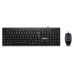 Hamlet KU200 tastiera Mouse incluso Casa USB Italiano Nero