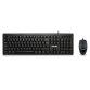 Hamlet KU200 tastiera Mouse incluso Casa USB Italiano Nero
