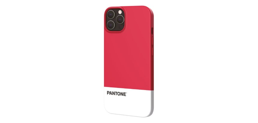 Pantone PT-PC1008R1 mobile phone case 15.5 cm (6.1") Cover Red, White