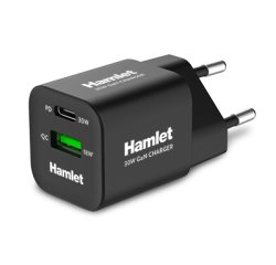 Hamlet XPDC-G3018Q mobile device charger Universal Black AC Fast charging Indoor