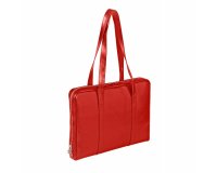 Quo Vadis - Sacoche - Satiny - Rouge - 38x28,5x5 cm Cuir pleine fleur de vachette - 2 compartiment(s) - Avec bretelles