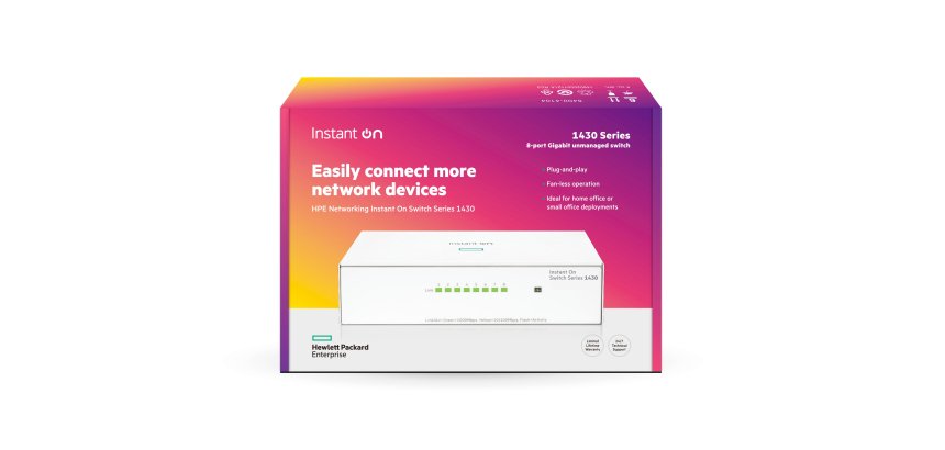 HPE Aruba Networking Networking Instant On Switch 8p Gigabit 1430