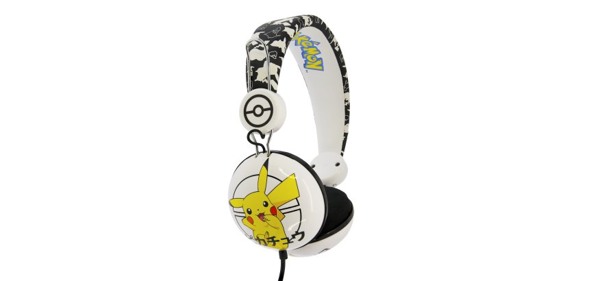 OTL Technologies Pokémon Pikachu Japanese Headphones Wired Head-band Music Black, White, Yellow