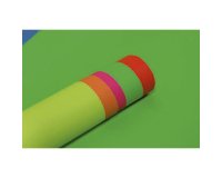 PAPIER AFFICHE FLUO, Rouleau de 10 feuilles 90g/m2 au format 60x80cm - Assortiment